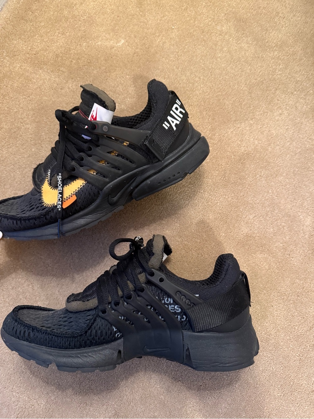 Off White Black Prestos